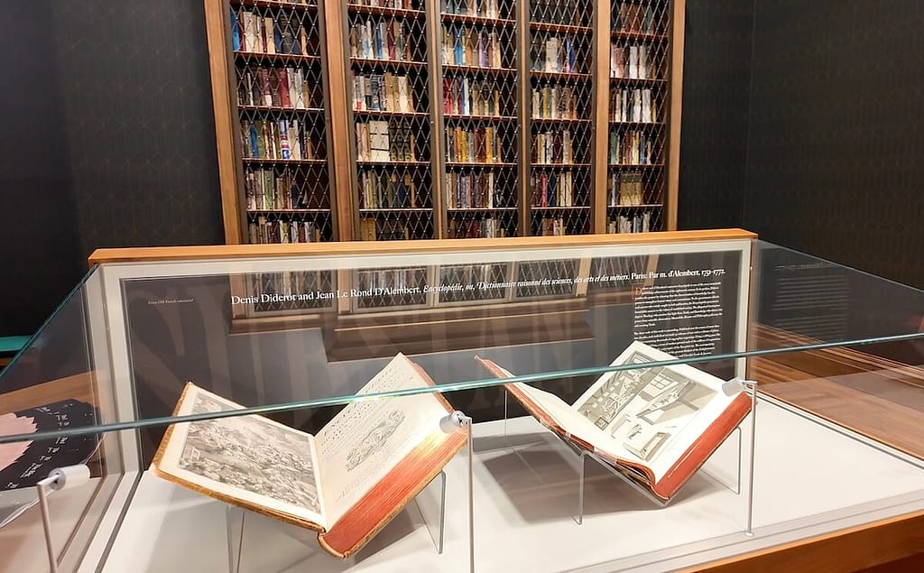 Lilly Library books and historic artifacts