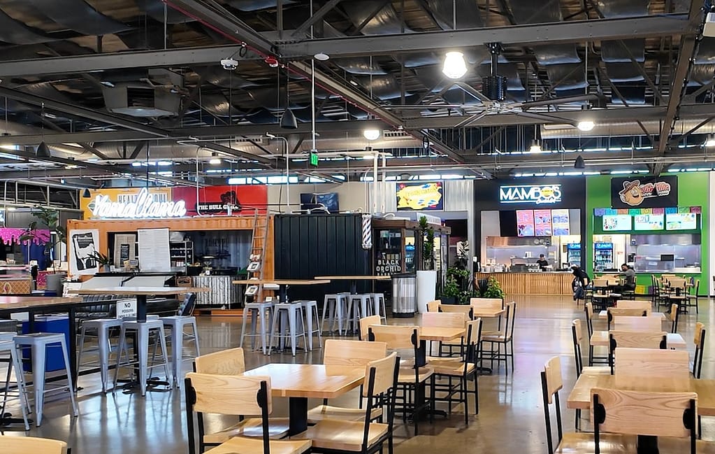 The AMP Food Hall in Indy
