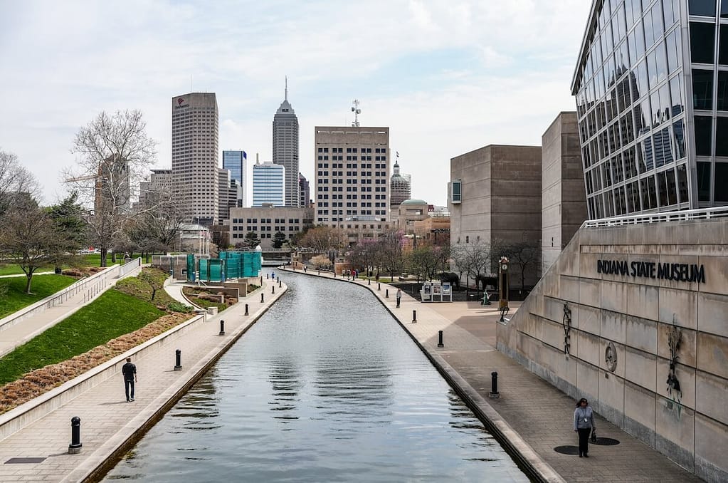 The White River in Indianapolis