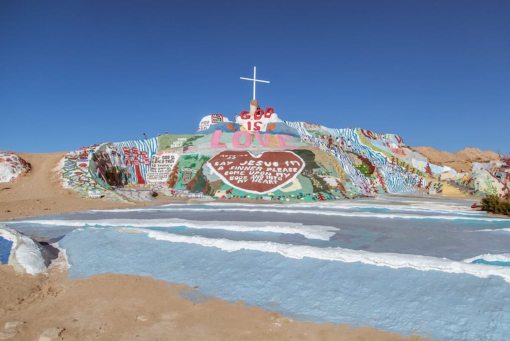 Salvation Mountain - one of the many things to do in Salton Sea