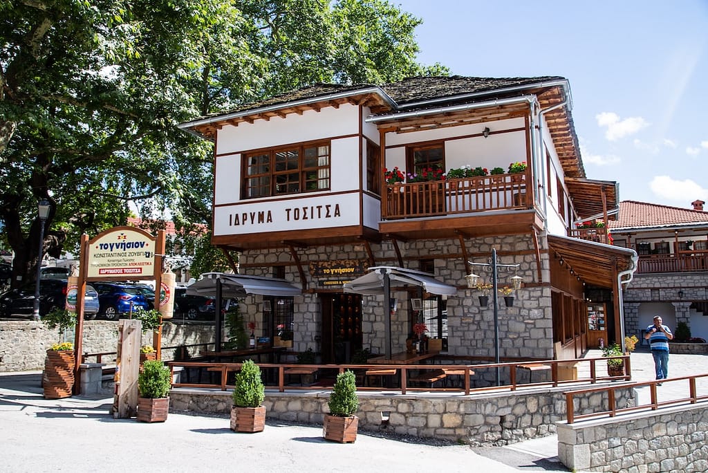 To Gnision in Metsovo; a great place to get cheese from, run by the Tositsa Institute.