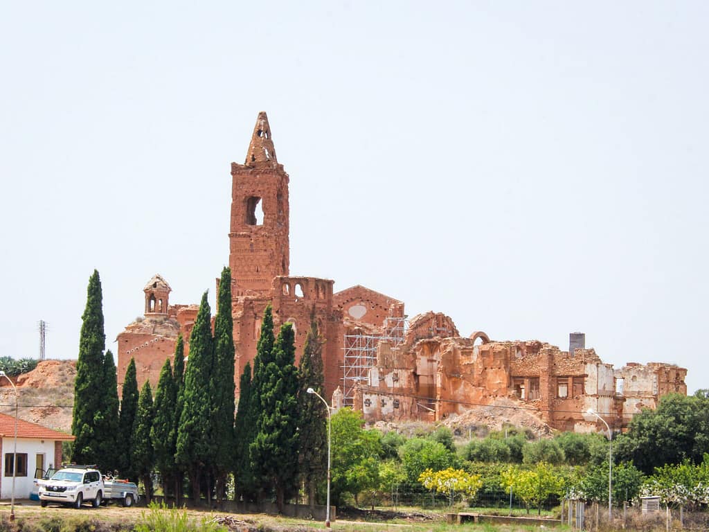 Belchite, Spain, one of the scariest ghost towns in the world.