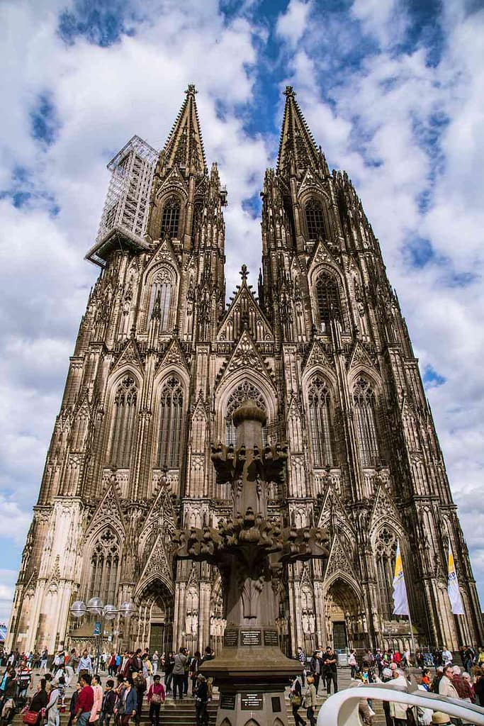 The edifice of Cologne Cathedral - or Koln Cathedral
