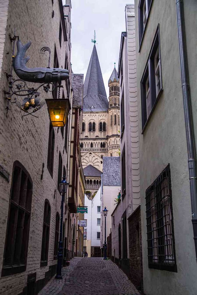 The Cologne Cathedral is visible from everywhere