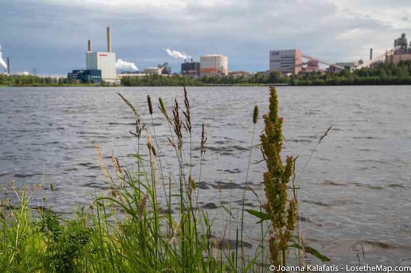 Luleå is home to plenty of factories and industry in addition to tourists sites.