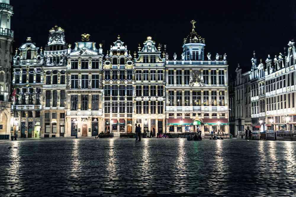 Grand Place at night - A must when visiting Brussels