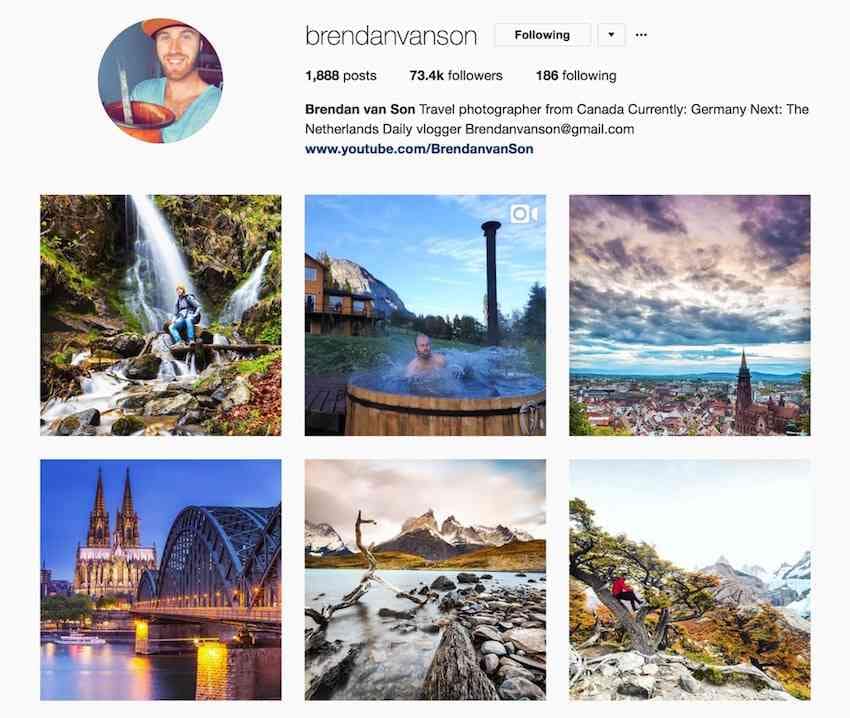 Brendan Van Son Instagram