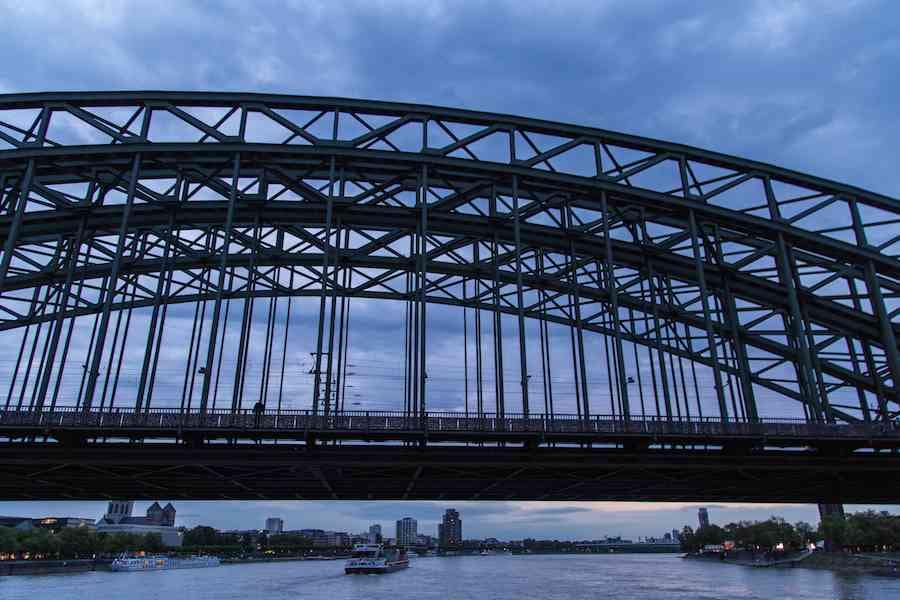 The Hohenzollern Bridge in Germany