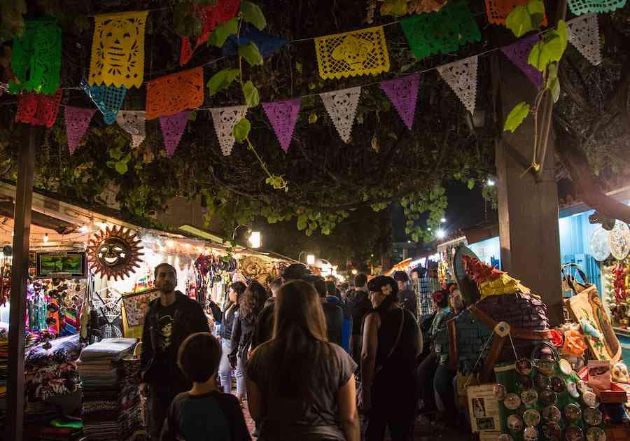Olvera Street - dedicated to Mexican culture in LA