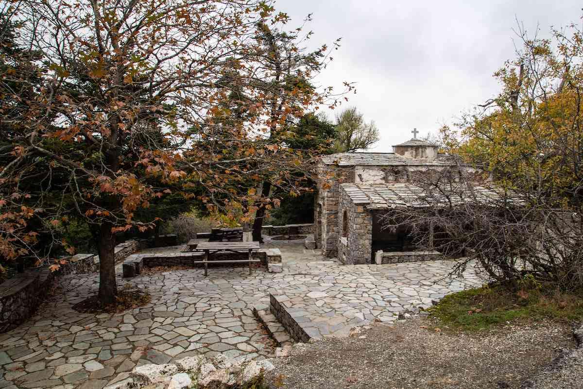 St. Peter, a church up on the slopes of Mount Parnitha