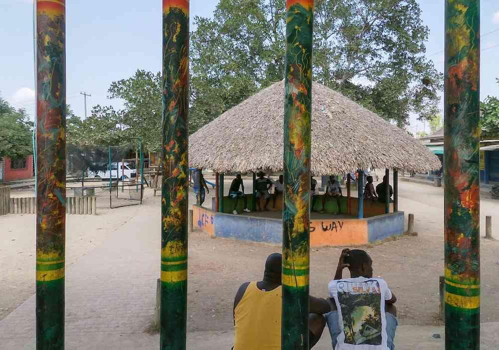 Town center in Palenque, Colombia