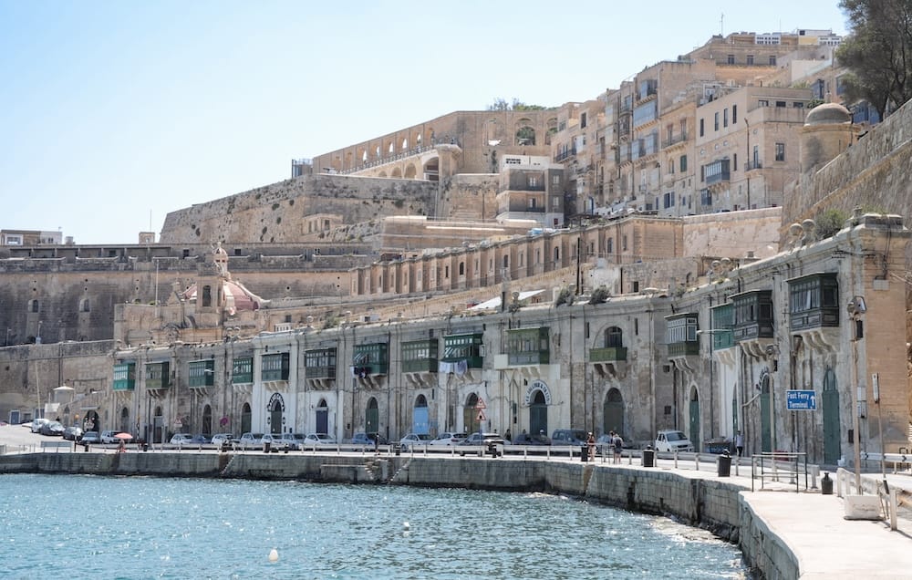 The Valletta waterfront