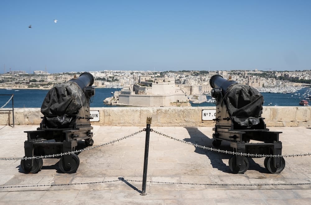 Cannons at the Saluting Battery