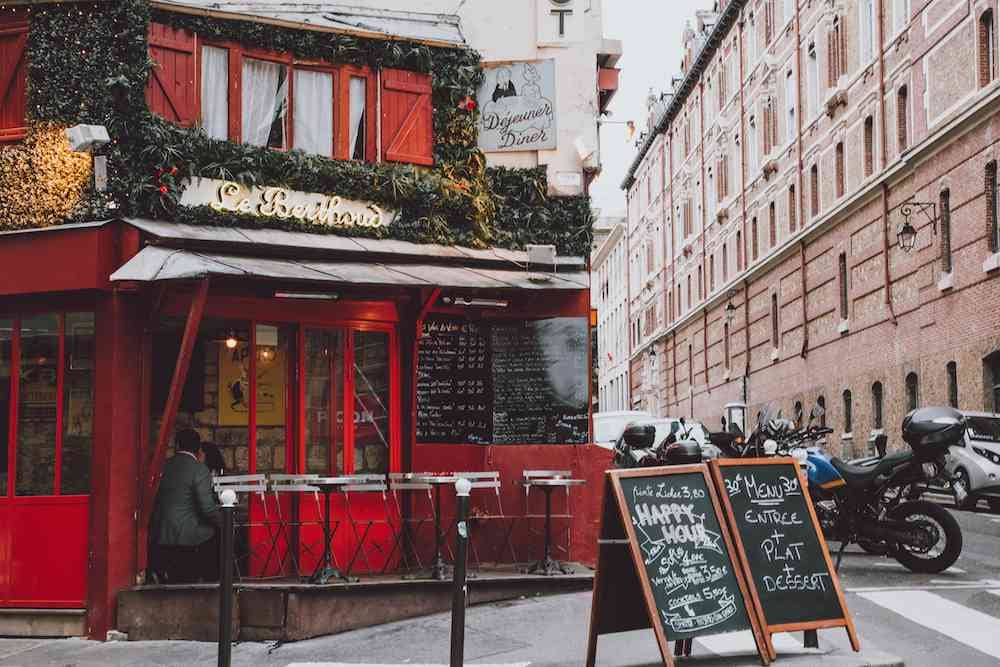 A cafe in the Latin Quarter