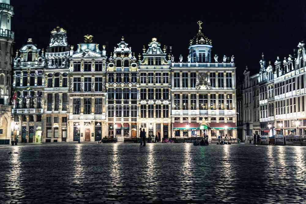 Grand Place at night - Brussels: the most underrated city in Europe