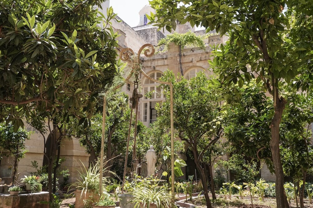 The courtyard of St. Catherine's