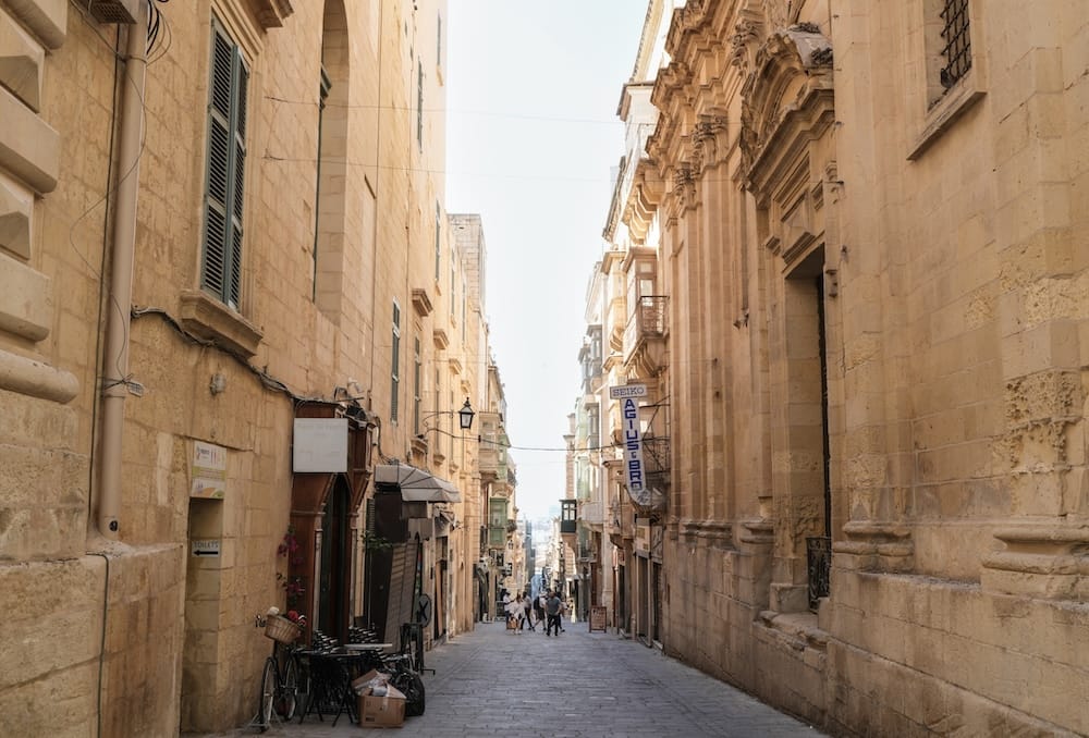 Wandering the streets of Valletta