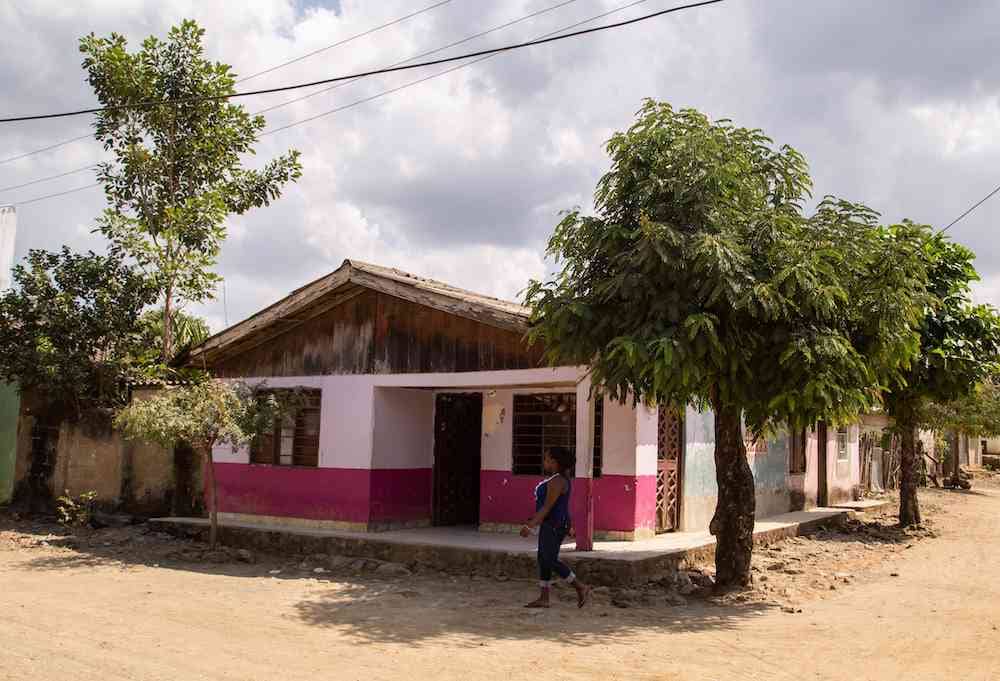 Colorful house in Palenque