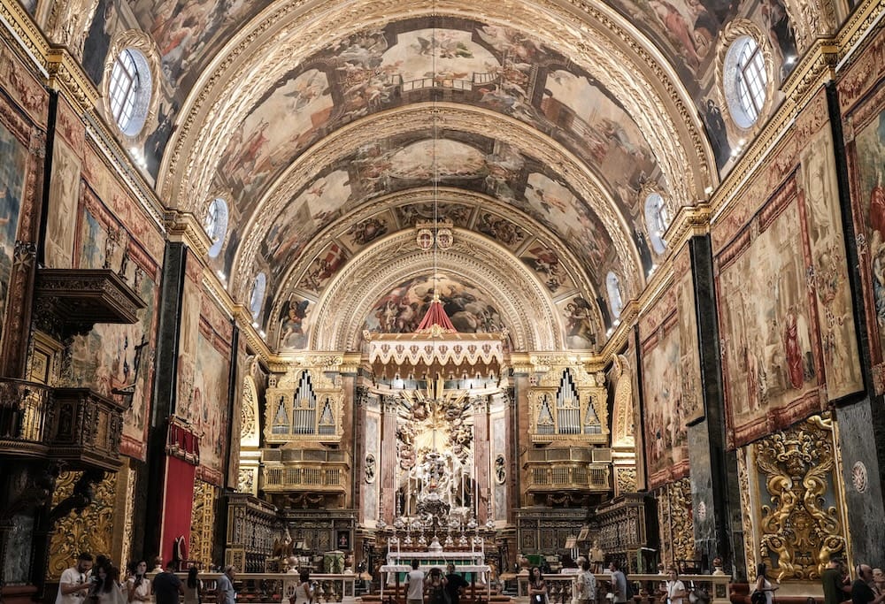 Interior of St. John's Co-Cathedral