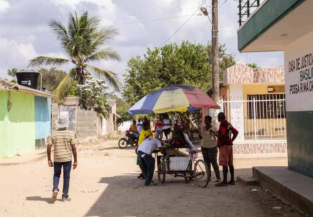 Vendor on the road in Palenque