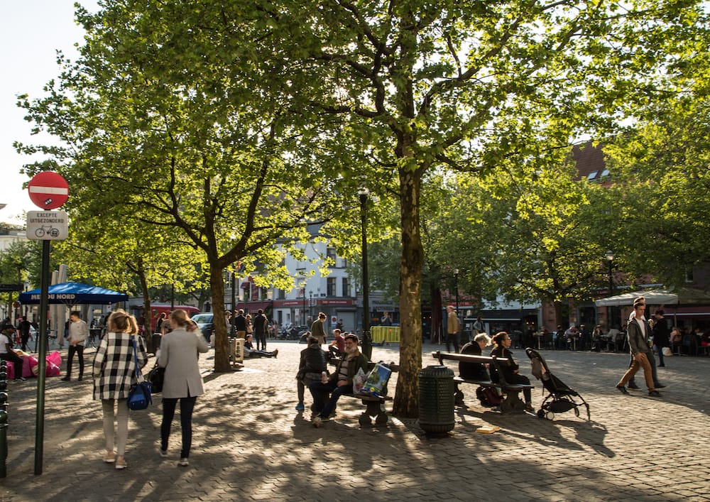 Brussels St. Catherine park