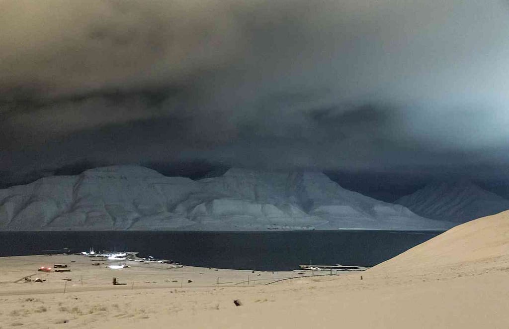 Fjord Longyearbyen, Svalbard