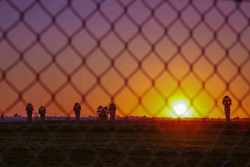 California heartland sunset