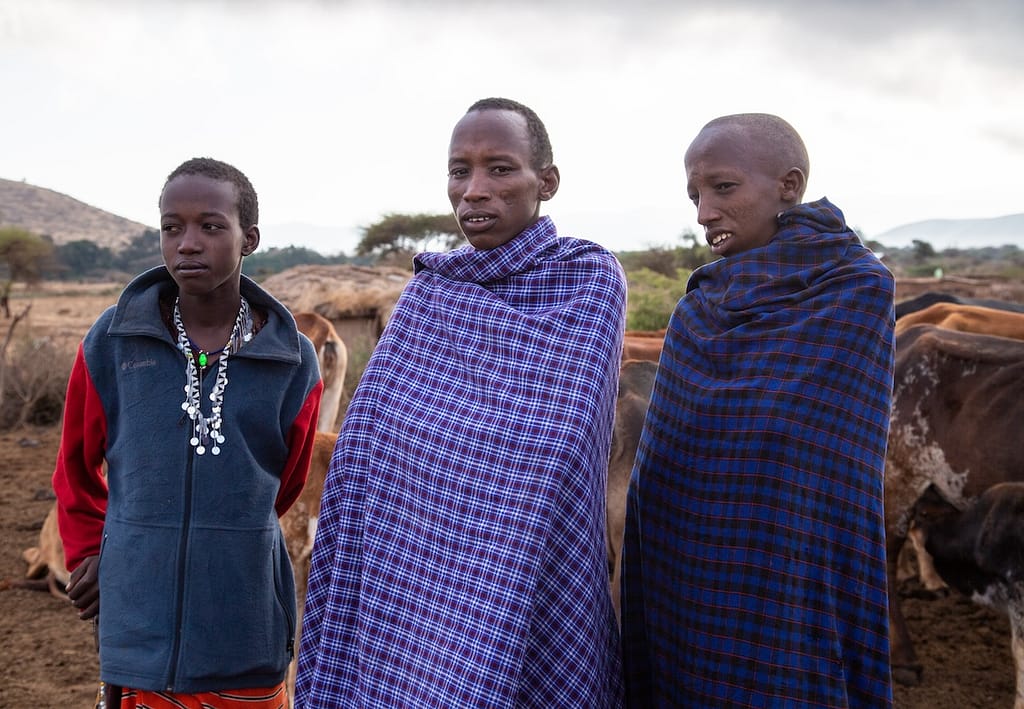 Maasai Boys in Tanzania