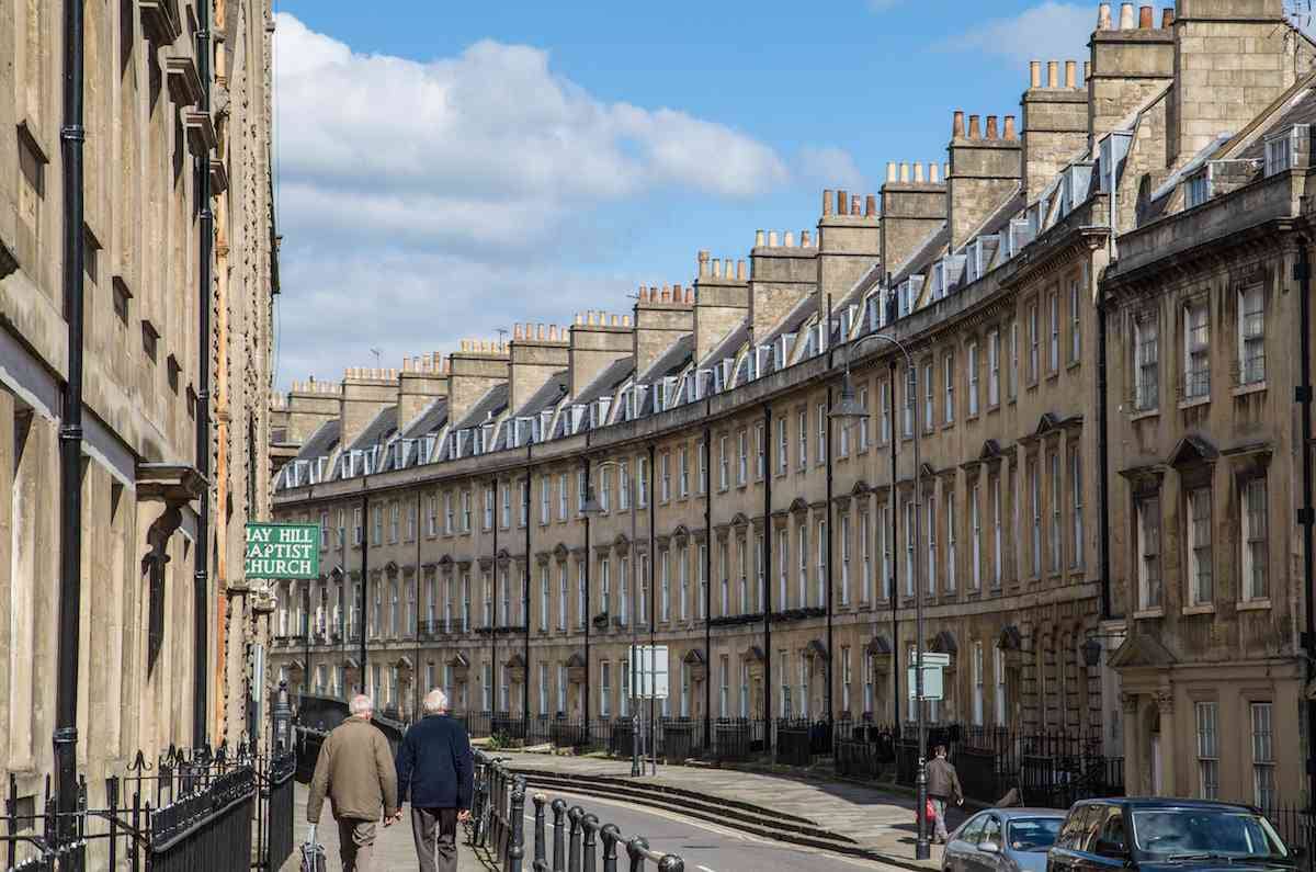 The Paragon - one of the oldest streets in Bath.