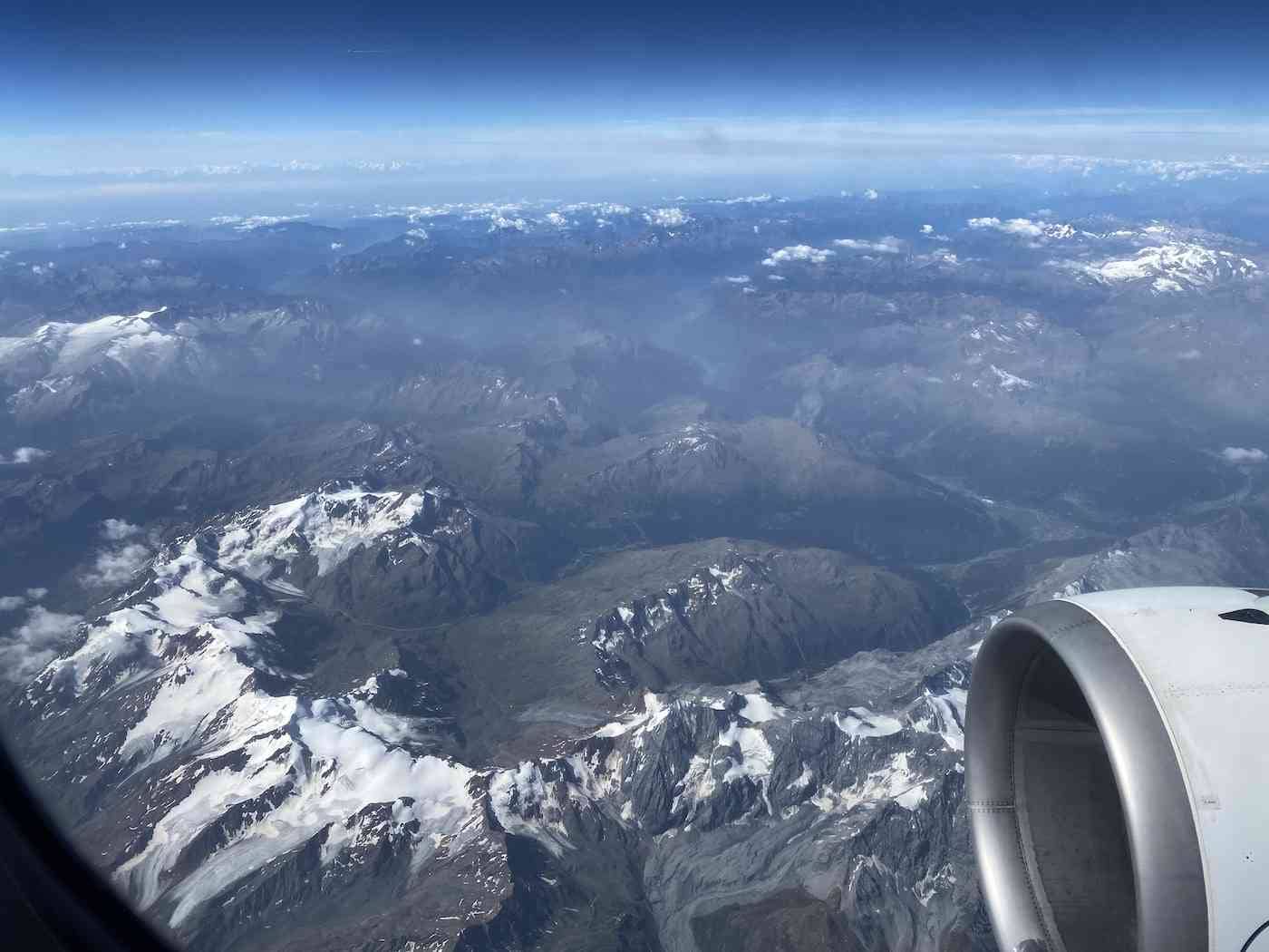 Flying Over Alps