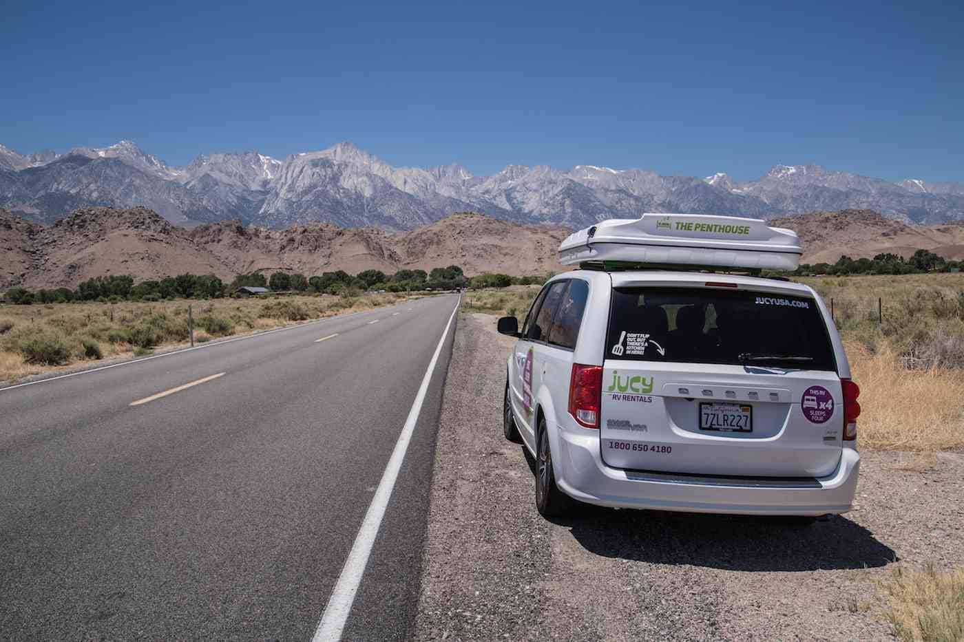 JUCY campervan Lone Pine