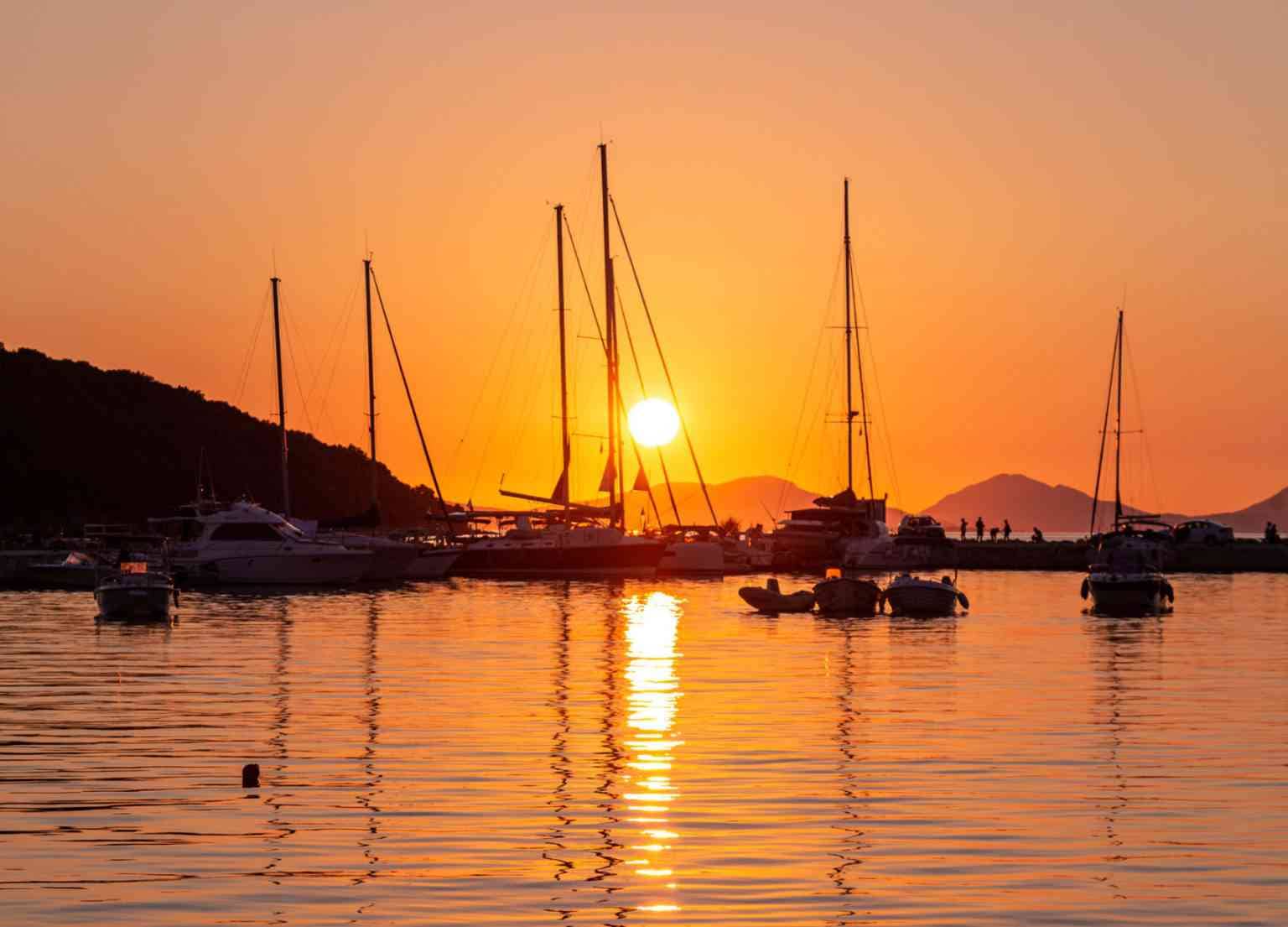 Paxoi Sunset Boats scaled e1603929390834