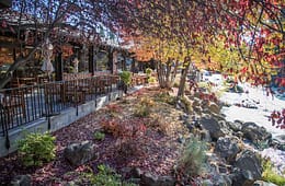 Riverhouse Currents Patio in the Fall