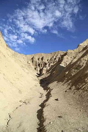 golden canyon at morning - death valley