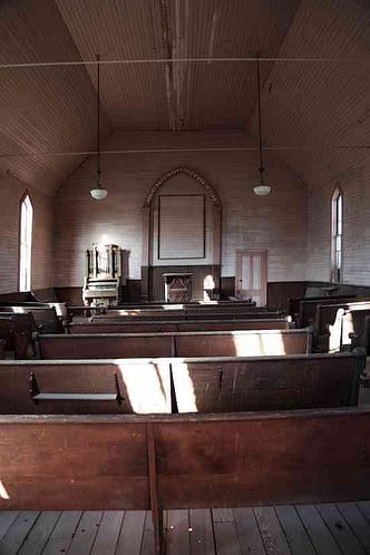 Bodie Church Interior