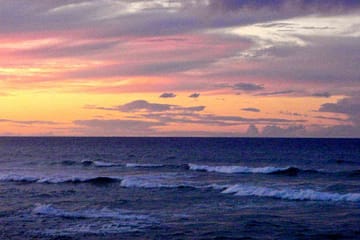 tropical sunset dominican republic