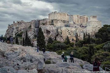 Acropolis views and Plaka neighborhood