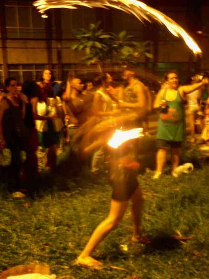 Fire Baton Girl