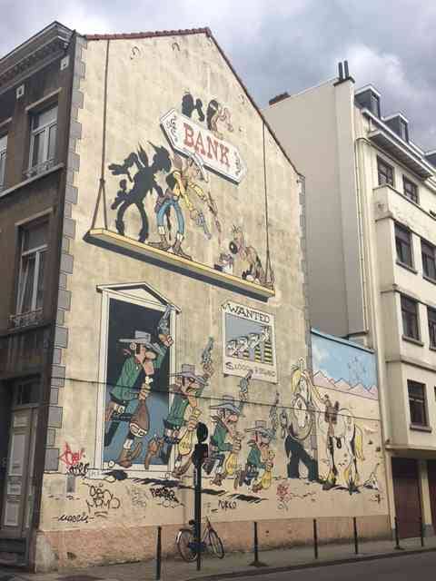 Lucky Luke mural