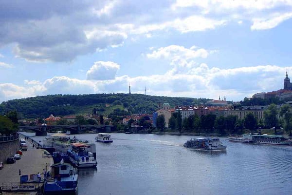 Vltava River in Prague