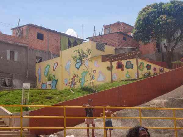 A playground we came across during our favela tour.