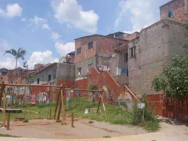 Abandoned playground in another corner of the favela.