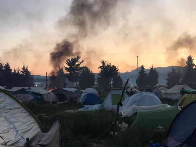 Idomeni Riot refugee camp