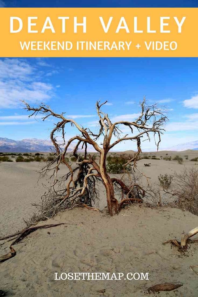 death valley weekend itinerary