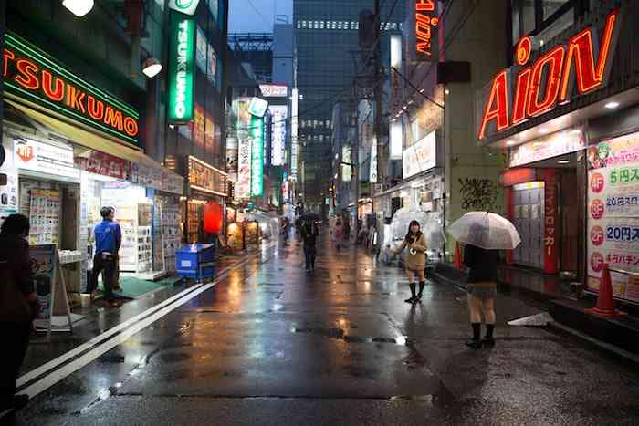 Tokyo Street Rain