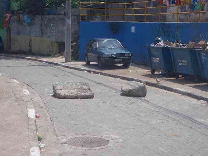 Road obstruction - our local guide told us cartels will sometimes block the road to make it harder for police to enter and give them time to get away.