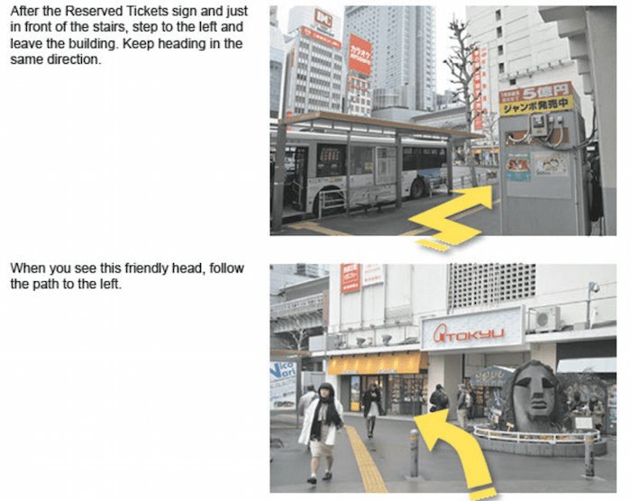 Shibuya directions