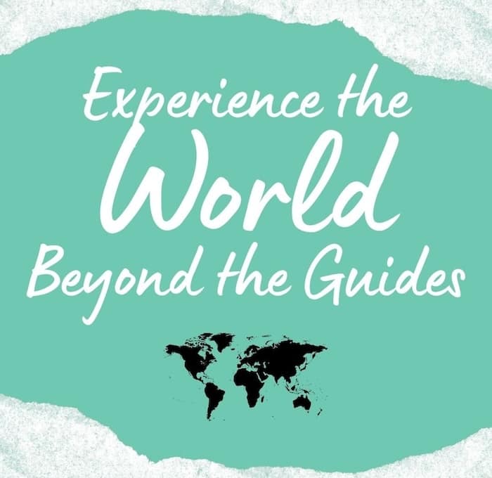 Explore the world beyond the guides with local travel and experiential travel.