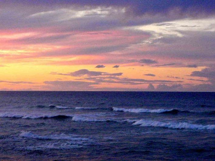 tropical sunset dominican republic