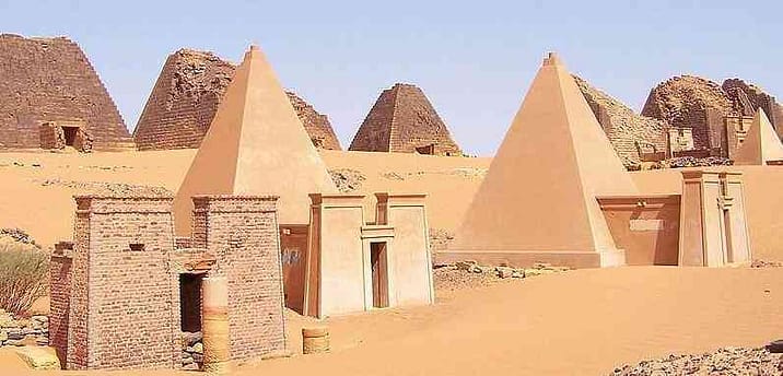 Meroe Pyramids, Sudan